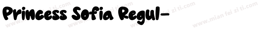 Princess Sofia Regul字体转换